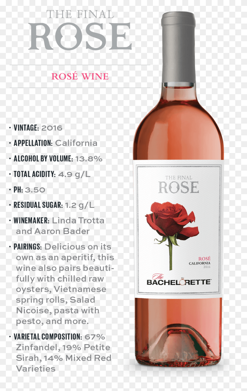913x1486 The Final Rose Bachelor Wine, Alcohol, Beverage, Drink HD PNG Download