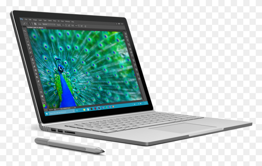 1223x745 The First Computer I Had In My House Growing Up Was New Surface Book, Laptop, Pc, Electronics HD PNG Download