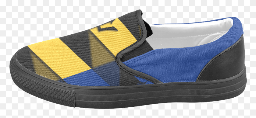 901x380 The Flag Of Barbados Men39s Slip On Canvas Shoes Outdoor Shoe, Clothing, Apparel, Footwear HD PNG Download