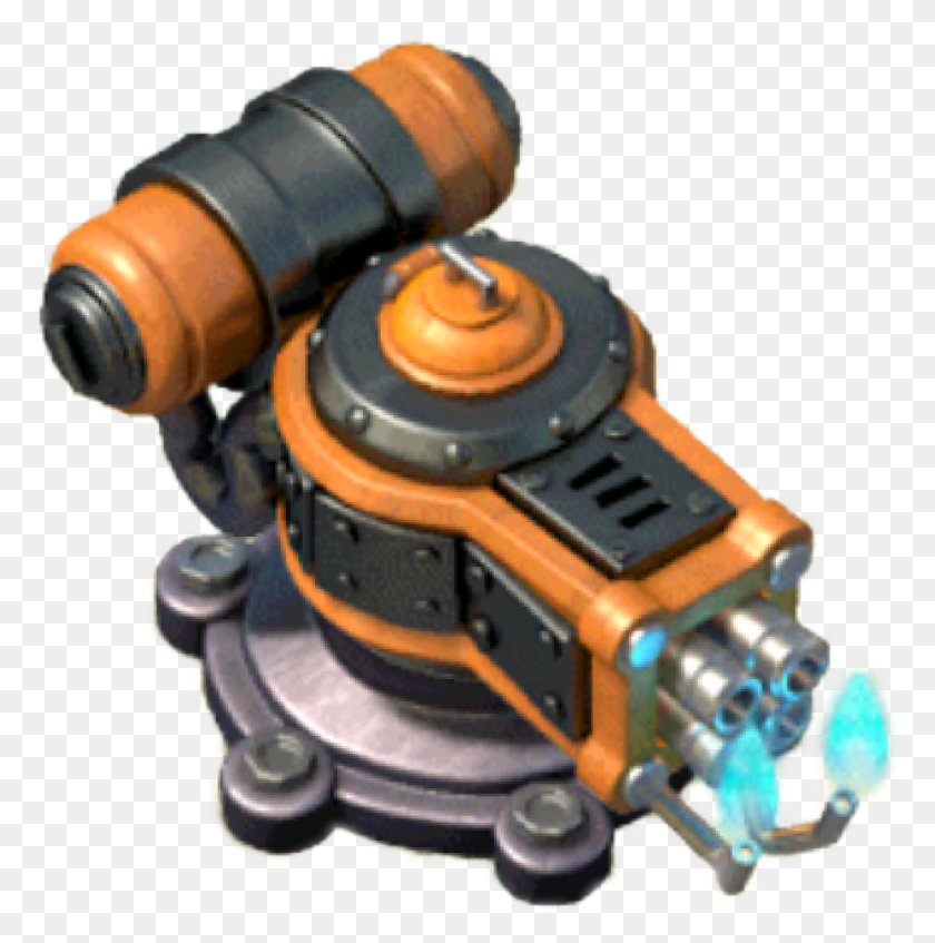 980x989 The Flamethrower Is A Close Range Weapon That Deals Boom Beach Flamethrower Lvl, Person, Human, Motor HD PNG Download
