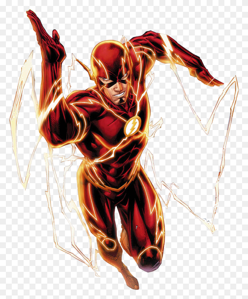 835x1020 The Flash By Dcmediaverse Dafodbs Barry Allen Lightning Color, Person, Human HD PNG Download