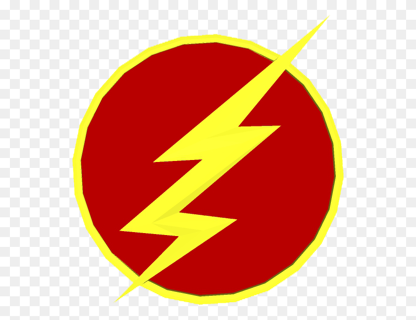 548x588 The Flash Logo From The Cws The Flash Emblem, Symbol, Trademark, Sign HD PNG Download