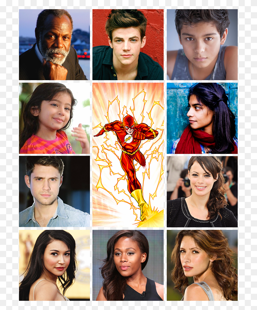 715x953 The Flash Spinoff Fancast Collage, Poster, Advertisement, Person HD PNG Download