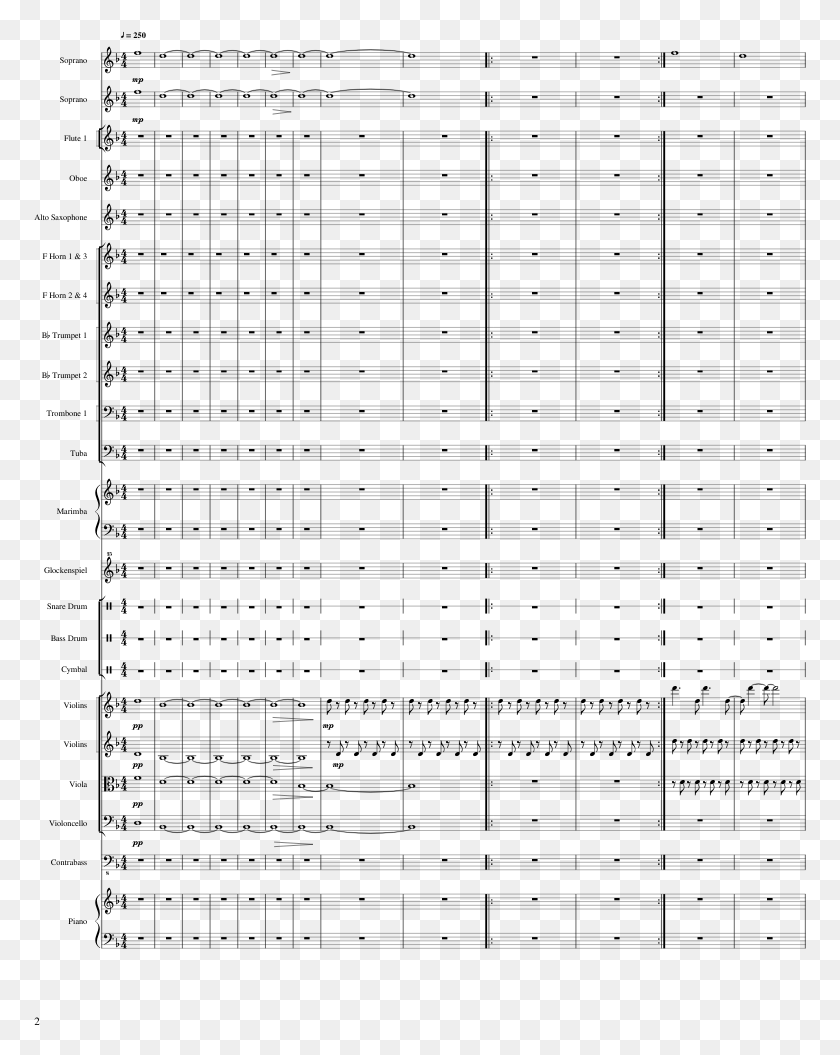 773x995 Descargar Png El Tema Flash Partitura Compuesta Por Arr Jingle Bell Rock Orchestra Score, Grey, World Of Warcraft Hd Png