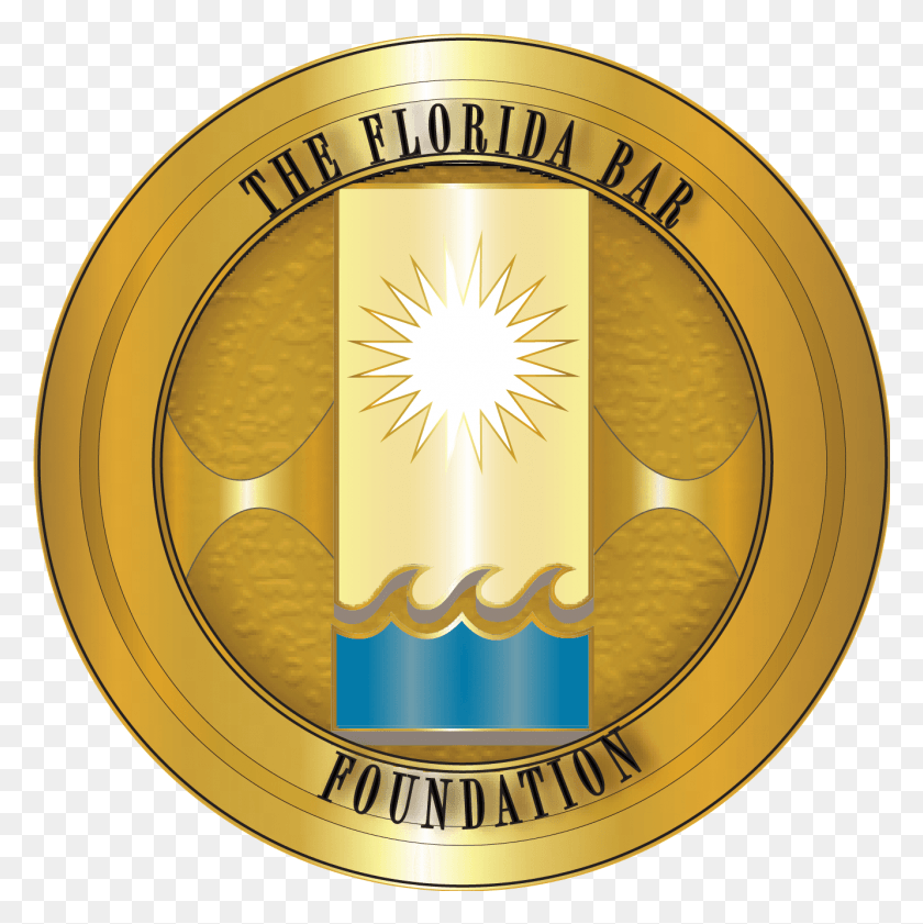 1332x1334 La Fundación Del Colegio De Abogados De La Florida Suspendió Su Círculo De Estudiantes De Derecho, Oro, Símbolo, Logotipo Hd Png