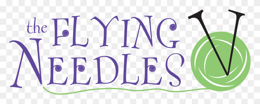 1777x632 The Flying Needles Yarn Lilac, Text, Alphabet, Word HD PNG Download