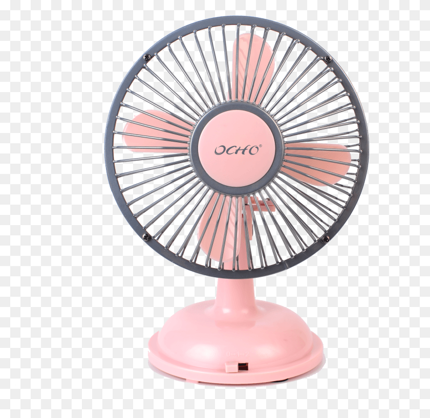 2687x2608 The Flying Wheels Ocho Retro Style Usb Person Fan Pink Clock With Tick Marks, Lamp, Electric Fan HD PNG Download