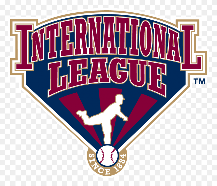 1095x928 The Focal Point Of The International League Logo Is Emblem, Symbol, Trademark, Person HD PNG Download