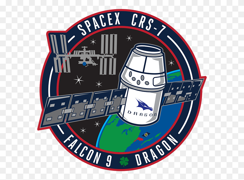 585x562 The Font Is Similar To The Spacex Logo Which Hasn39t Falcon 9 Mission Patch, Text, Symbol, Trademark HD PNG Download