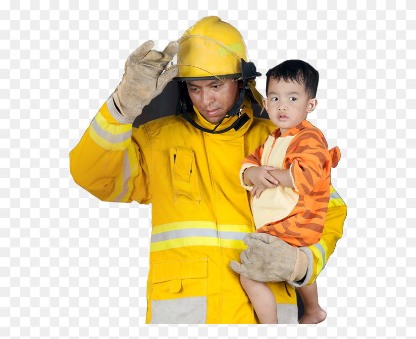 562x625 Фонд Быстрого Реагирования Amp Firefighters Child, Шлем, Одежда, Одежда Hd Png Скачать