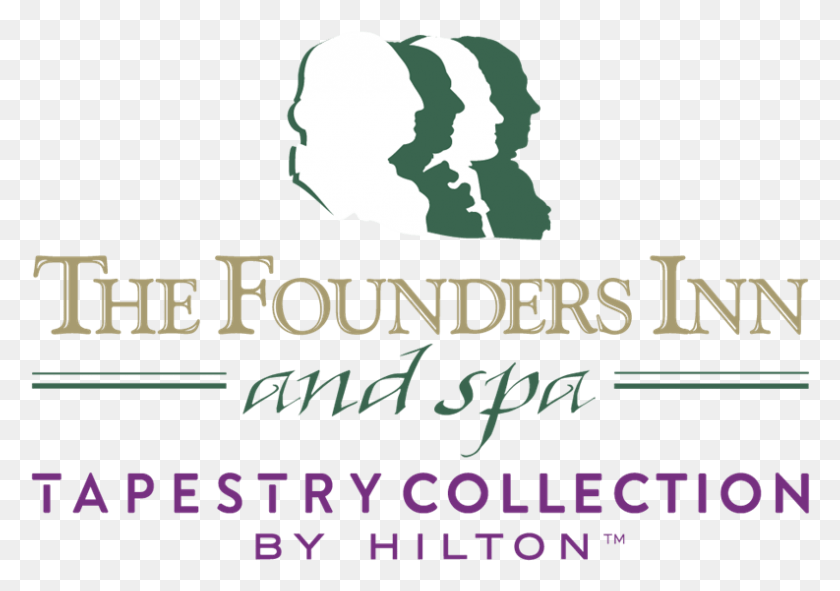 793x540 Коллекция Гобеленов Founders Inn And Spa От Hilton Founders Inn Spa Logo, Текст, Плакат, Реклама Hd Png Скачать