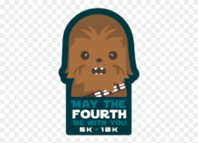 349x545 The Fourth Be With You39 Virtual Run Illustration, Poster, Advertisement, Face HD PNG Download