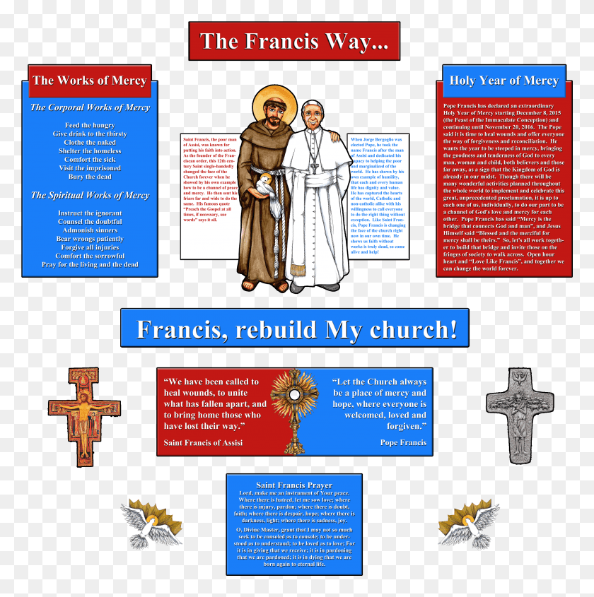 2795x2814 The Francis Way Product Llco136 Crocifisso Di San Damiano, Person, Human, Text HD PNG Download