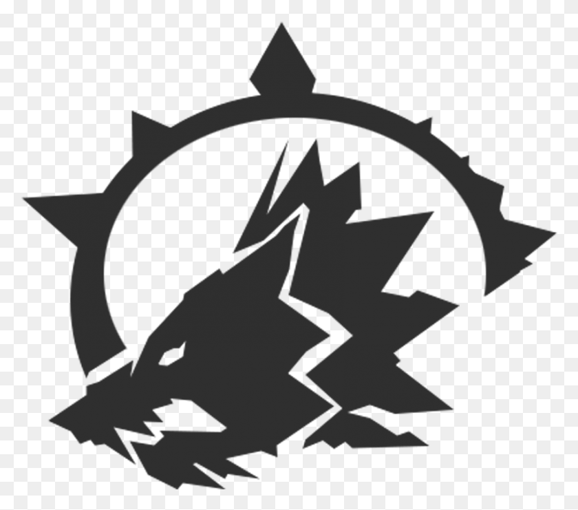 850x743 Descargar Png El Equipo Lobo Gélido Emblema, Símbolo, Stencil, Símbolo De Estrella Hd Png