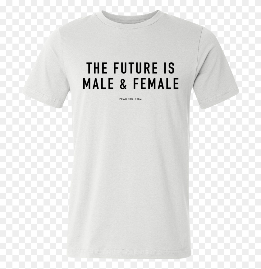 702x804 Descargar Png El Futuro Es Masculino Y Femenino, Prageru Merch, Ropa, Ropa, Camiseta Hd Png