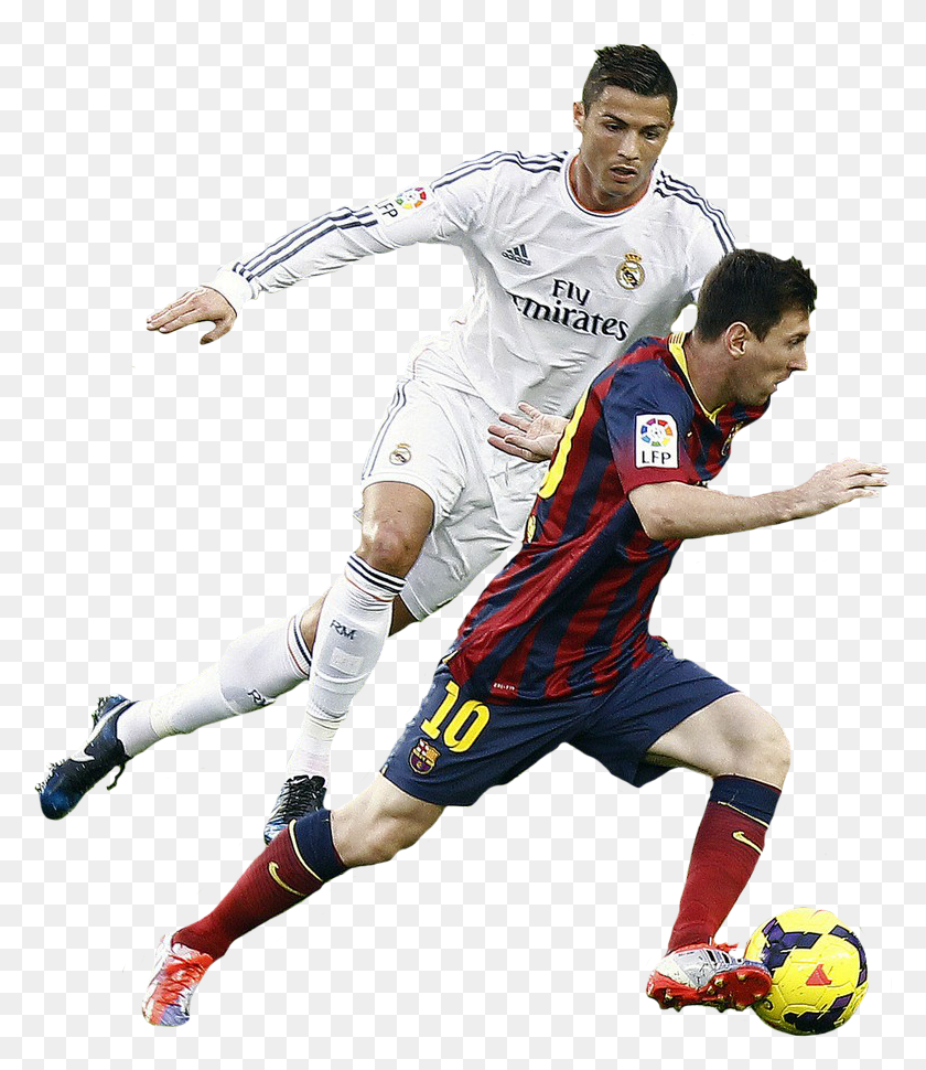 779x910 The Gallery For Gt Chicharito Vs Cristiano Ronaldo Vs Messi And Ronaldo Render, Person, Human, People Hd Png
