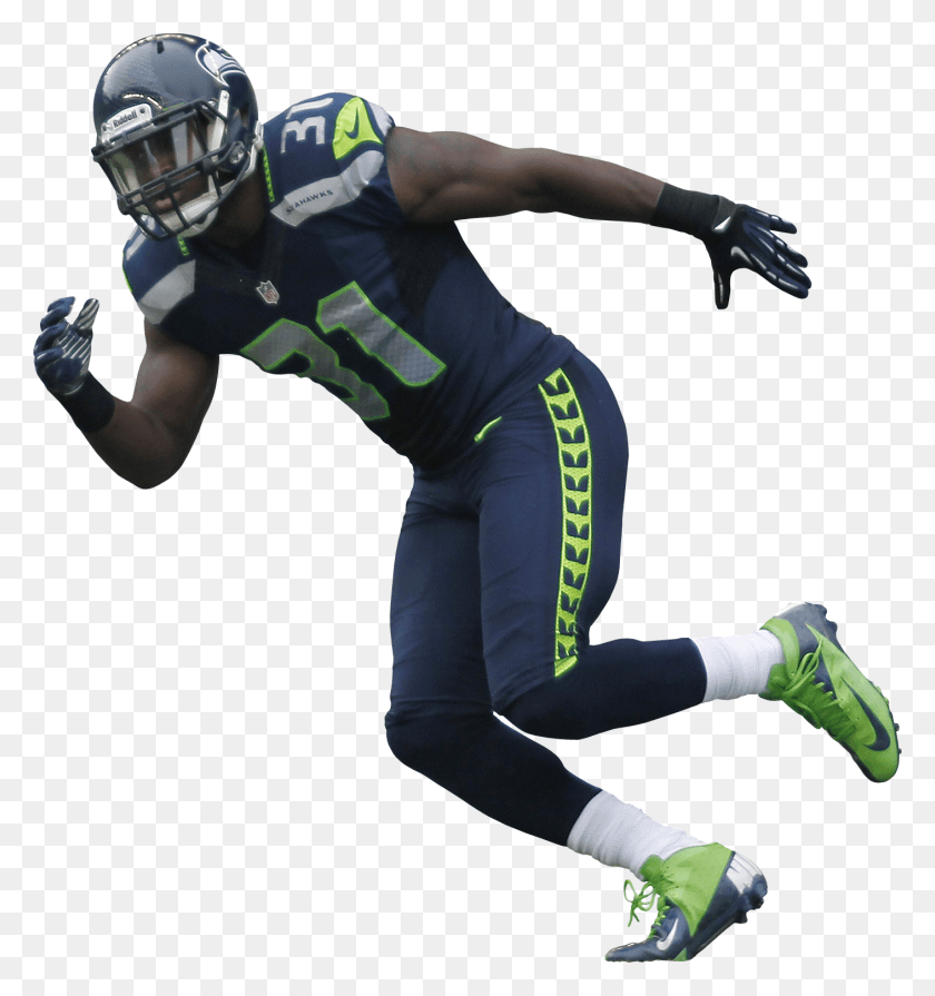 1409x1510 The Gallery For Gt Russell Wilson Kam Chancellor No Background, Clothing, Apparel, American Football HD PNG Download