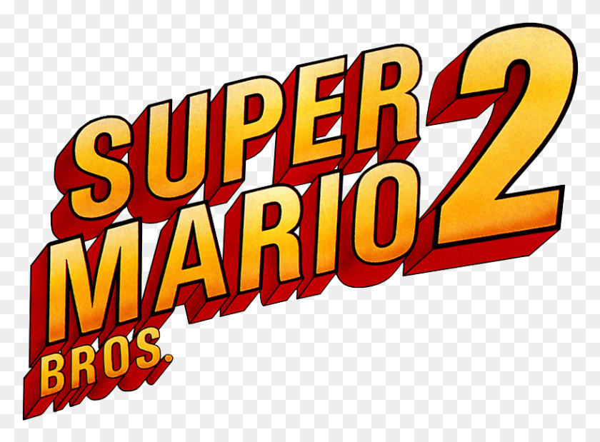 817x586 The Game Is Available On Nes On Snes In The Form Super Mario Bros 2 Logo, Word, Alphabet, Text HD PNG Download