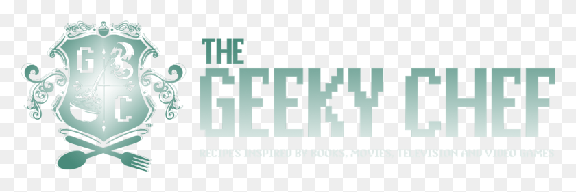 1595x453 The Geeky Chef Graphic Design, Text, Alphabet, Plant Descargar Hd Png