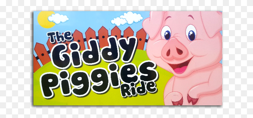 646x332 The Giddy Piggies Ride Carnitas, Label, Text, Plush HD PNG Download