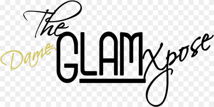913x458 The Glam Xpose Eye Shadow, Logo, Text, Handwriting Sticker PNG