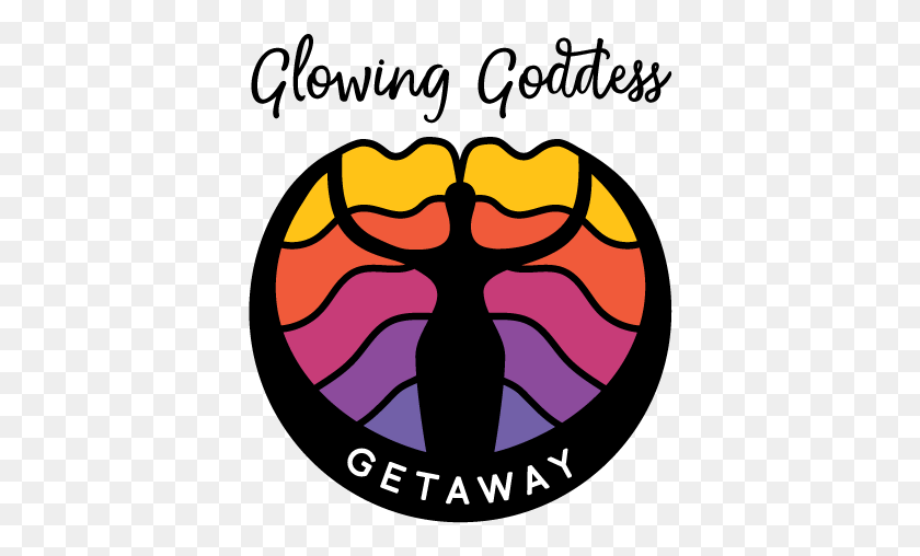 388x448 The Glowing Goddess Getaway, Logo, Symbol, Trademark HD PNG Download
