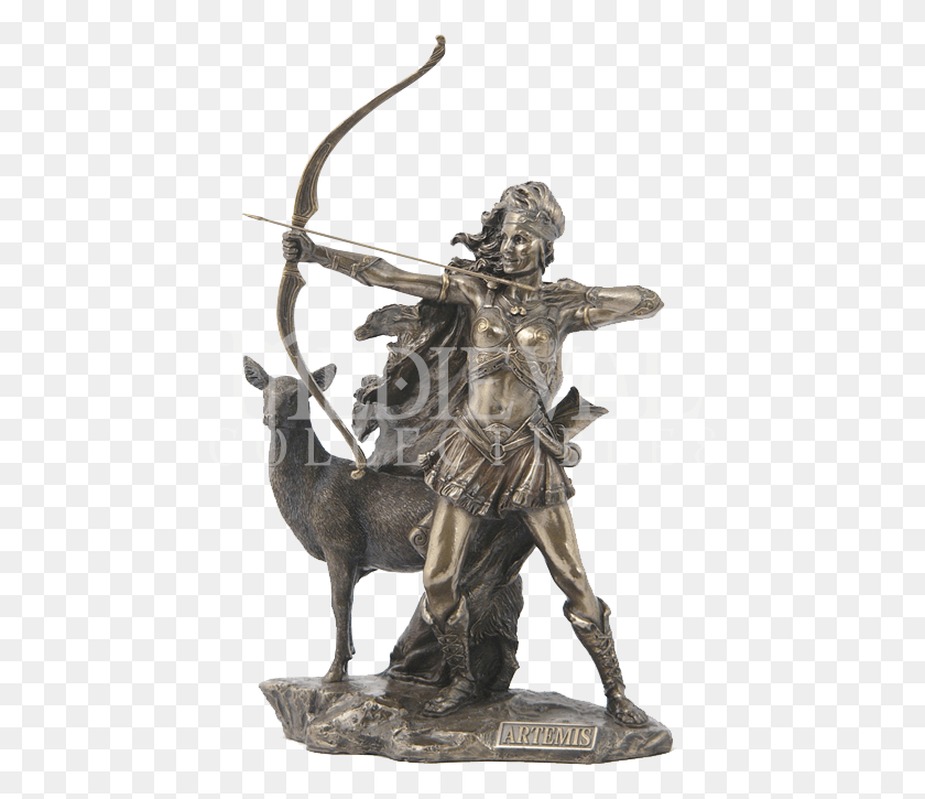 462x665 The Goddess Of Hunting And Wilderness Statue Greek God Artemis Statue, Person, Human, Sculpture HD PNG Download