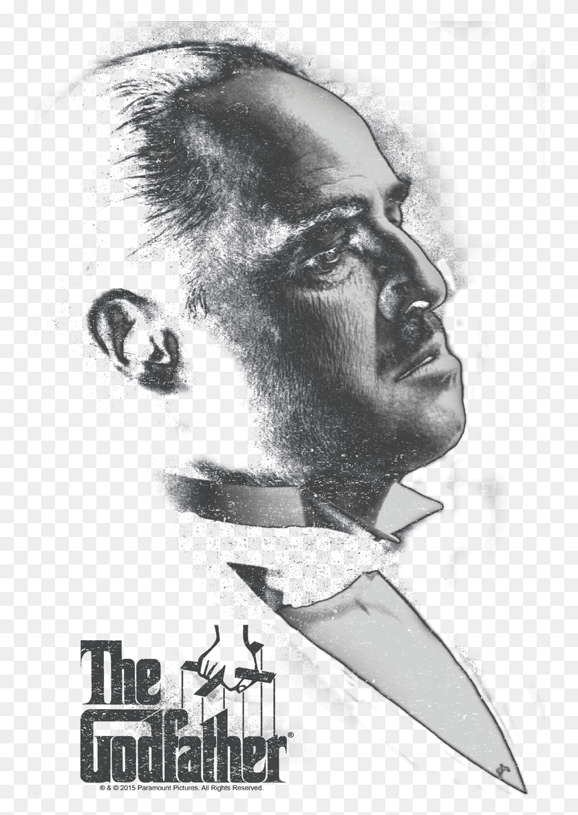 744x1124 The Godfather, Face, Person, Human HD PNG Download