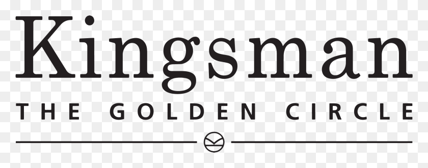 2301x798 Золотой Круг Kingsman Золотой Круг Логотип, Число, Символ, Текст Hd Png Скачать