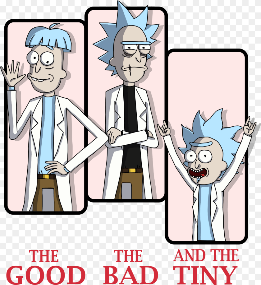 1129x1231 The Good Rick Cartoon, Book, Comics, Publication, Person Transparent PNG