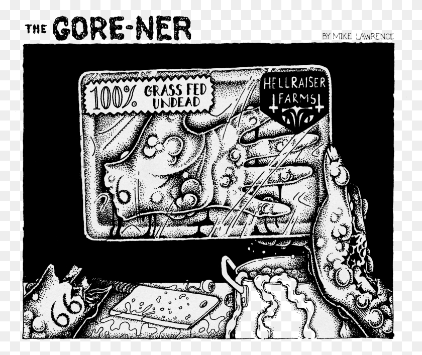 1540x1278 Descargar Png / El Gore Ner De Mike Lawrence Gore Ner, Comics, Libro, Manga Hd Png
