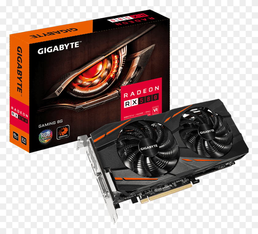 896x803 The Gpu Is Easily The Most Important Part Of Any Gaming Gigabyte Radeon Rx, Electronics, Computer Hardware, Hardware HD PNG Download