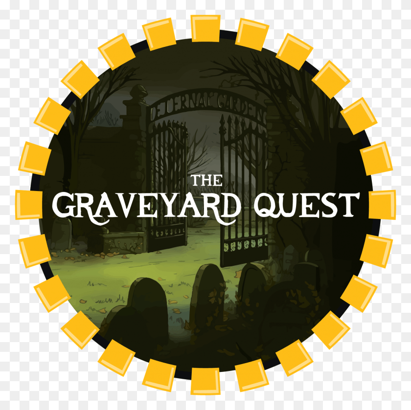 1595x1593 The Graveyard Quest Image Graphic Design, Logo, Symbol, Trademark HD PNG Download