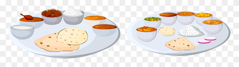1847x418 The Great Indian Thali Dish, Meal, Food, Bowl HD PNG Download