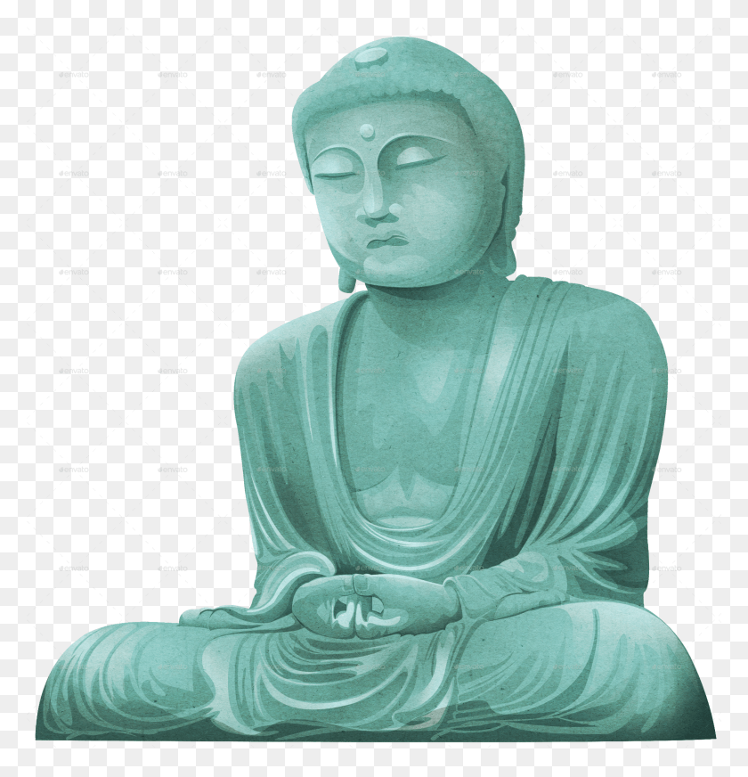 2109x2198 El Gran De Kamakura Por Howliekat Graphicriver Gautama Buddha Hd Png