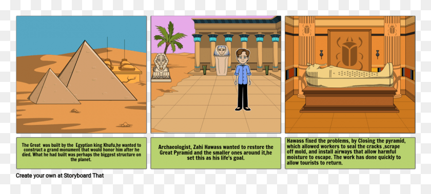 1144x468 The Great Pyramid Cartoon, Person, Poster, Advertisement HD PNG Download