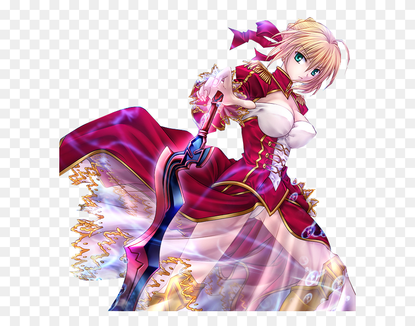 600x600 The Great Waifu War Round Of 8 Voting Saber Of Red Transparent, Graphics, Doll HD PNG Download
