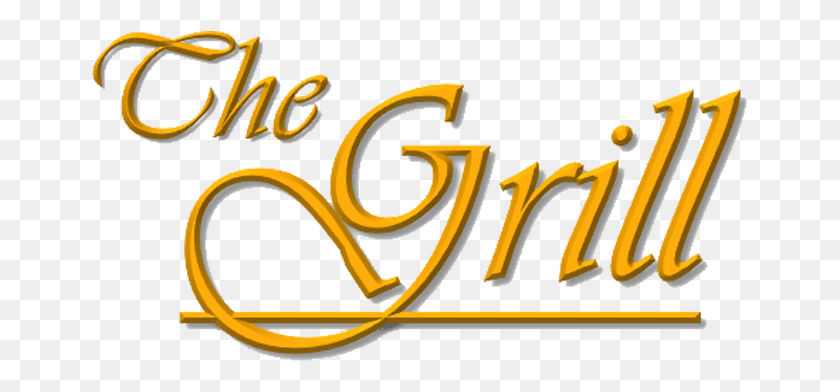 657x332 The Grill Calligraphy, Text, Horn, Brass Section HD PNG Download