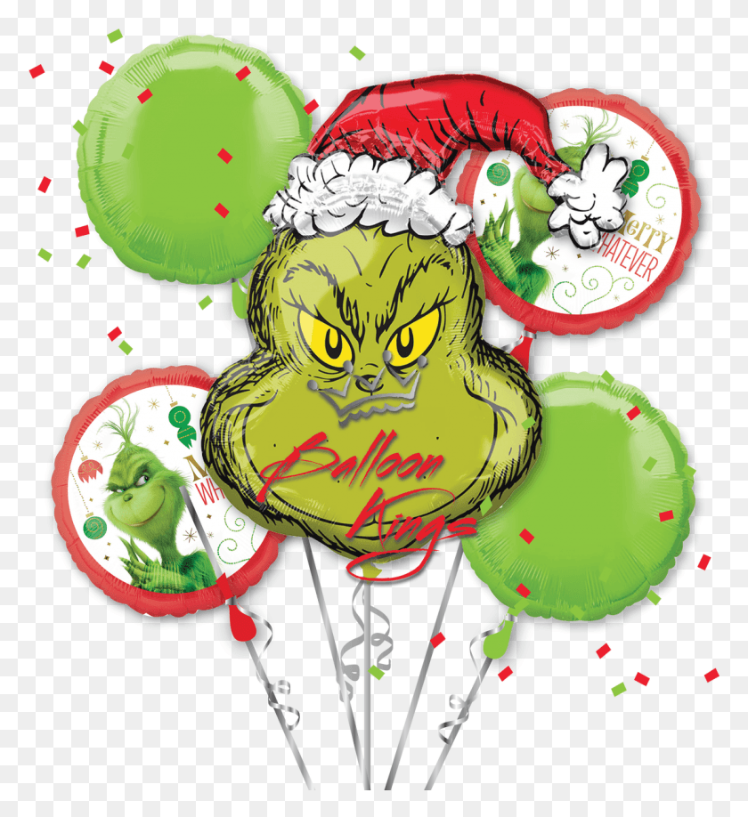 1109x1221 The Grinch Bouquet, Ball, Balloon, Graphics HD PNG Download