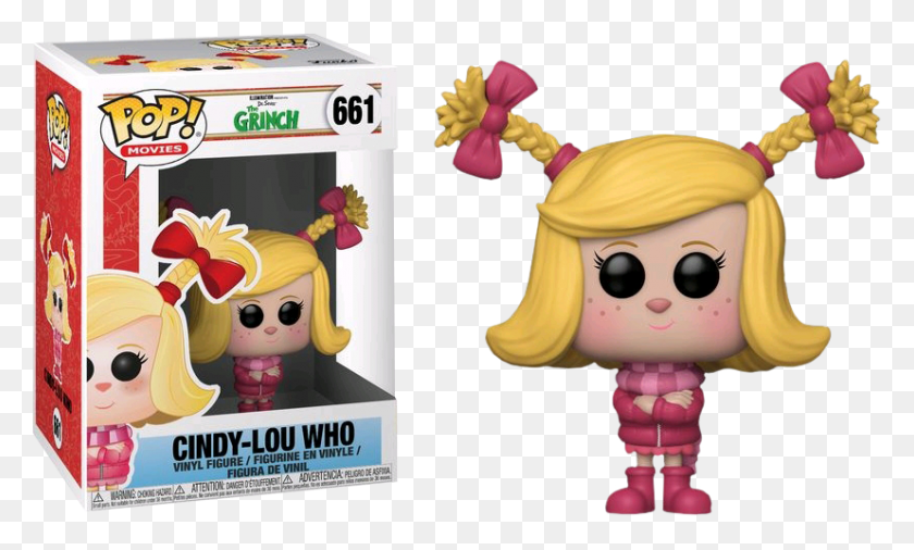 827x473 The Grinch Grinch Cindy Lou 2018, Toy, Doll, Figurine HD PNG Download