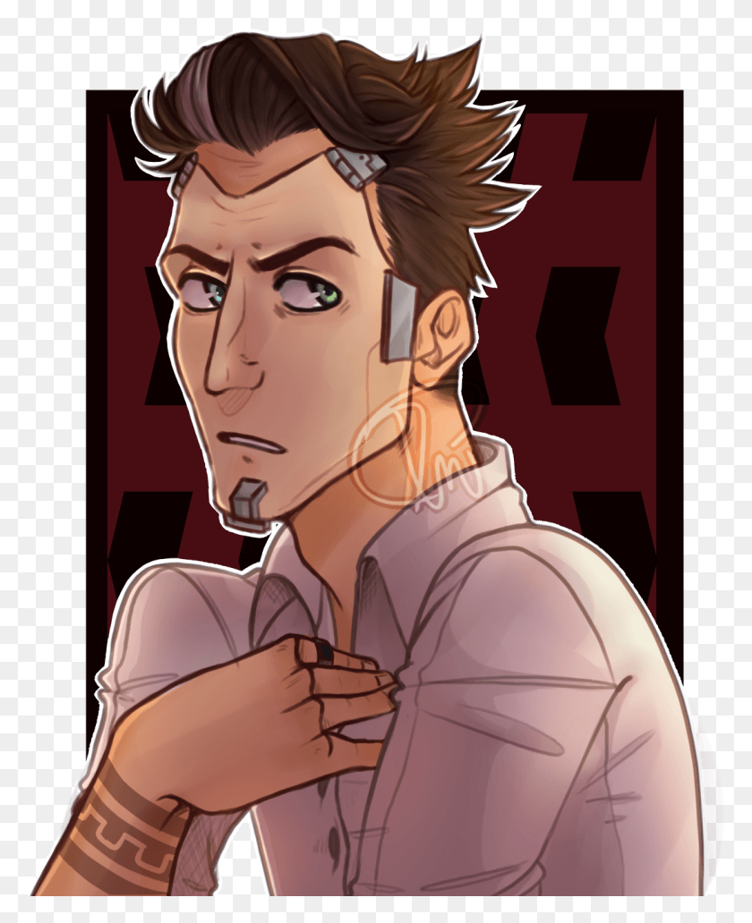 1094x1364 The Handsome Jack Hes Offended At Who Knows What Handsome Jack Fanart, Face, Person, Human HD PNG Download