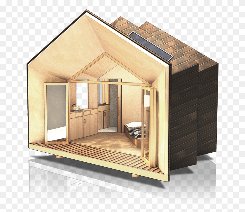 662x669 The Hermit Houses Hermit House Jean, Housing, Building, Nature HD PNG Download