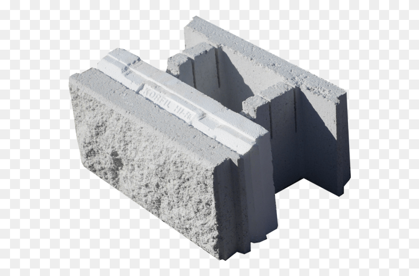 568x495 The Hi R Concrete Masonry Unit Is Specifically Designed Architecture, Crystal, Limestone, Building HD PNG Download