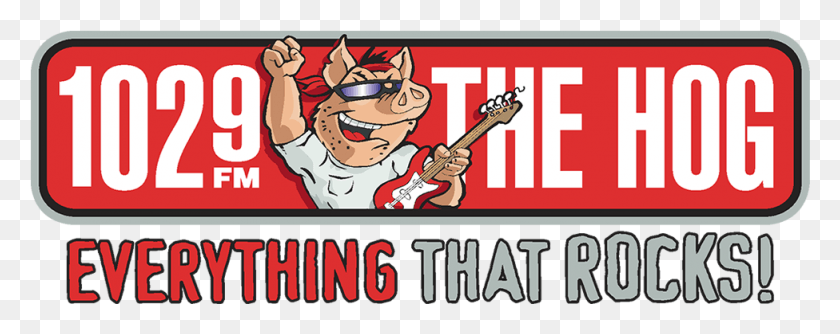 976x344 The Hog 102.9 The Hog, Leisure Activities, Guitar, Musical Instrument HD PNG Download