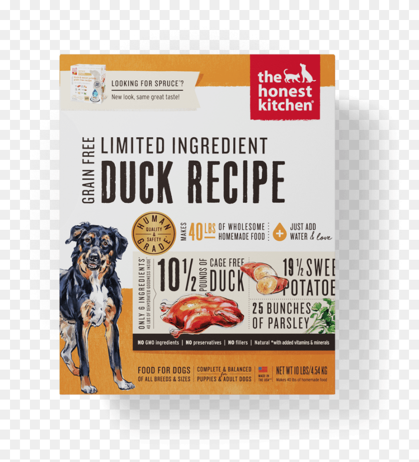 862x957 The Honest Kitchen Limited Ingredient Duck Recipe Dehydrated Honest Kitchen Limited Ingredient Duck, Advertisement, Poster, Flyer HD PNG Download