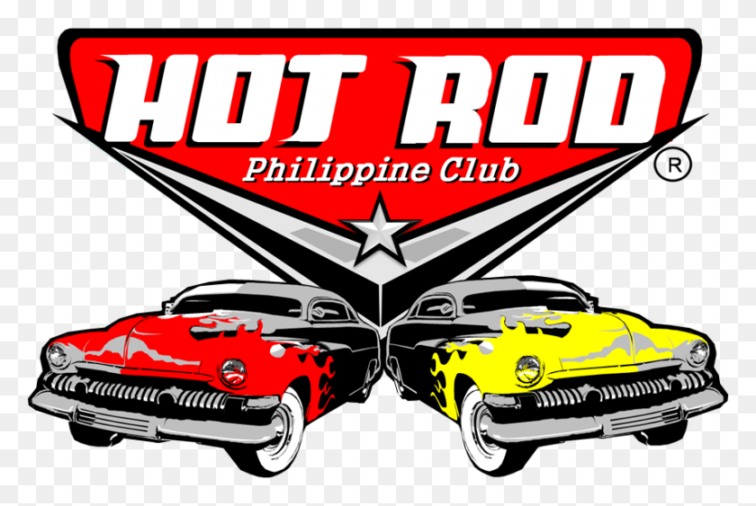 852x550 The Hot Rod Car Club Logo, Vehicle, Transportation, Automobile HD PNG Download