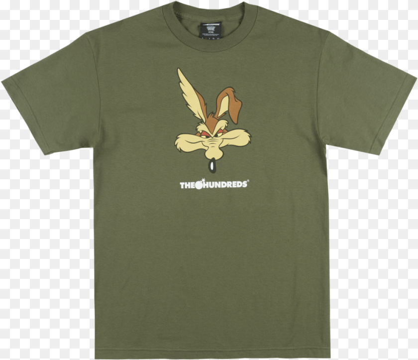 989x851 The Hundreds Looney Tunes Acme Wile E Coyote T Shirt Hummingbird, Clothing, T-shirt, Animal, Bee Sticker PNG
