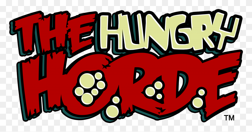 4867x2379 The Hungry Horde Logo, Text, Plant, Advertisement HD PNG Download