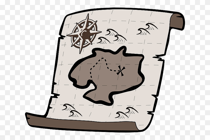 640x499 The Hunt Is On For Activit Pop Drawing Of A Treasure Map, Bird, Animal, Pillow HD PNG Download