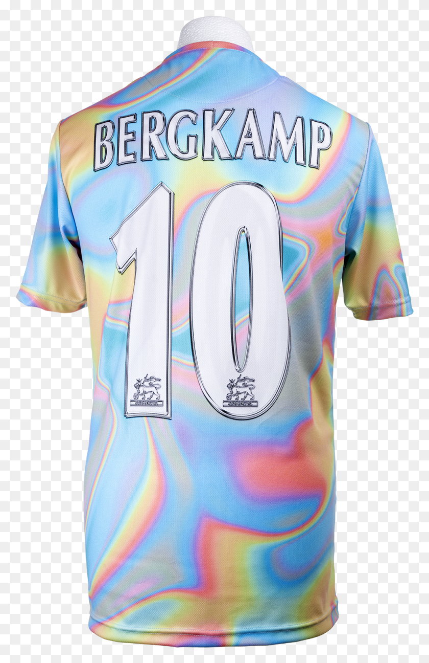 968x1535 El Hombre De Hielo Cometh Dennis Bergkamp Arsenal Active Shirt, Ropa, Vestimenta, Camiseta, Hd Png